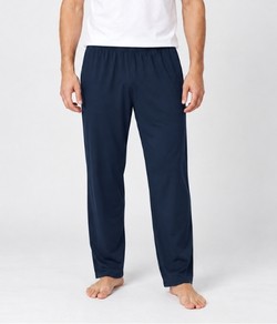 Calça Pijama Masculina Básica Malwee (1000134282) Azul Marinho - 100% Algodão