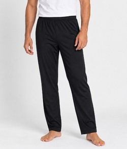 Calça Pijama Masculina Básica Malwee (1000134282) Preto - 100% Algodão