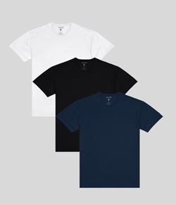 Kit 3 Camisetas Masculina B�sica Malwee Algod�o Gola Redonda (1000004423)