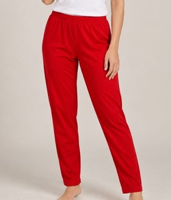 Calça Pijama Carrot Feminina Malwee (1000134451) Vermelho - 100% Algodão