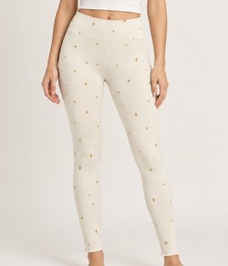 Cal�a Pijama Legging Estrelas Malwee (1000134475) Off White