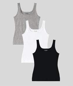 Kit 3 Regatas B�sicas Malwee (1000004492)