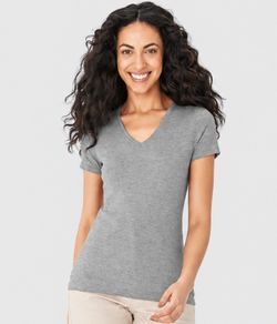 Camiseta Baby Look Cotton Light Malwee (1000004502) - Cinza