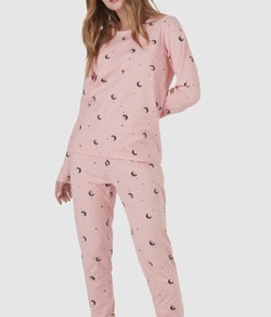 Pijama Feminino Longo Lua Malwee (1000106560) Algodão