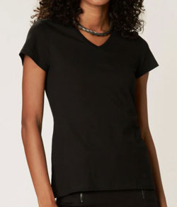 Camiseta Baby Look Malwee (1000047373) 100% Algodão - Preto
