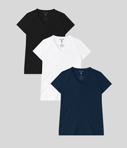 Kit 3 Camisetas Femininas Baby Look Malwee (1000047373) Algod�o