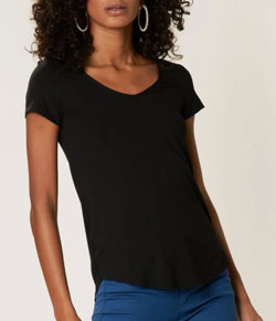 Blusa Mullet Malwee B�sicos (1000037400) Viscose - Preto