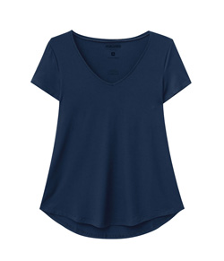 Blusa Mullet Malwee B�sicos (1000037400) Viscose - Marinho