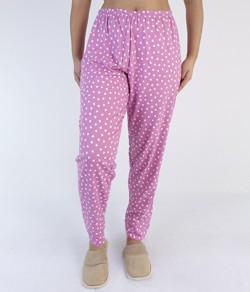 Cal�a Feminina Pijama Cora��o Malwee (1000117621) 100% Algod�o