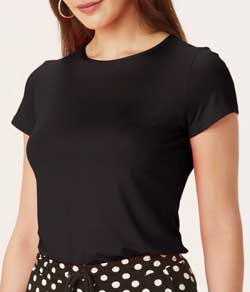 Camiseta Malwee (1000079410) Viscose - Preto