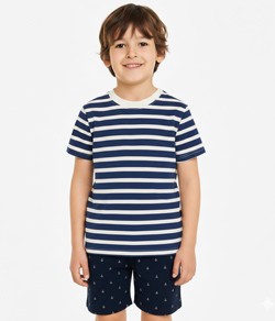 Pijama Infantil Masculino Listrado Malwee (1000129003/1000121196)