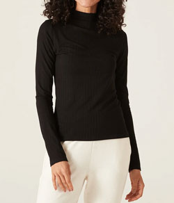 Blusa Manga Longa Viscose Canelada Malwee (1000069218)
