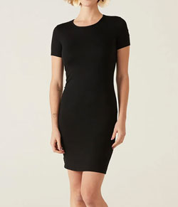 Vestido Curto Malwee B�sico (1000089473) Viscose - Preto