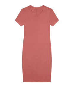 Vestido Curto Malwee B�sico (1000089473) Viscose - Rosa