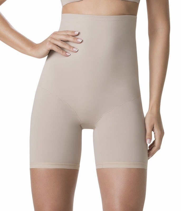 Bermuda Modeladora My Lady Slim Bege - Compre Agora