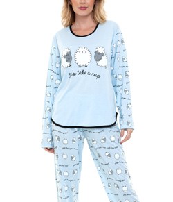 Pijama Feminino Longo Ovelha NVD (116)
