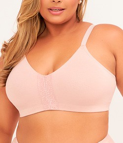 Suti� Sustenta��o Top com Renda Algod�o Econfort Gloss (SP 08 0008) Plus Size