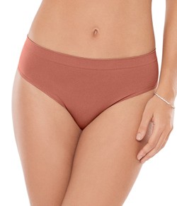 Calcinha Cavada Pli� Basic (50002) Sem Costura - Bronzer