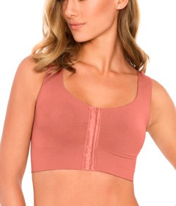 Top com Abertura Frontal Pli� Control (50142) Bronzer
