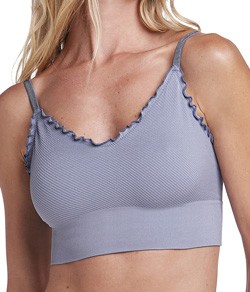 Top Cropped Sem Costura Plié Fru Fru (80421) Microfibra