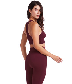 Conjunto Feminino Fitness Plié Atena (50982/50984) Vinho