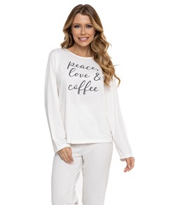 Pijama Feminino Longo Pellin (021) Viscose/Linho