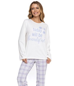 Pijama Feminino Longo Xadrez Beatiful Pellin (022)