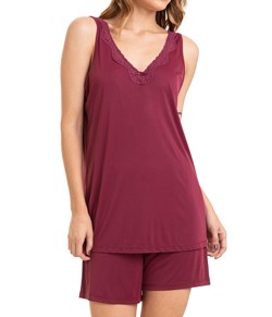 Pijama Feminino Curto Regata Paulienne Clássica (C.B2.057.99) Microfibra