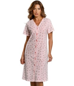 Camisola Aberta Margaridas Paulienne (063.77) 100% Algod�o