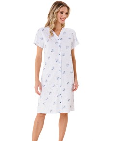 Camisola Aberta Floral Paulienne Clássica (080.730) 100% Algodão