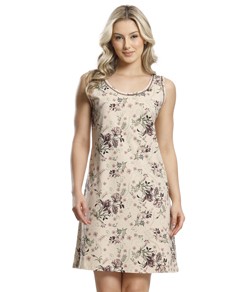 Camisola Cl�ssica Regata Floral Paulienne (087.76) 100% Algod�o