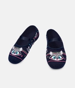 Meia Sapatilha Boneca Antiderrapante Guaxinim Puket (7239/010604126)