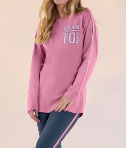Pijama Feminino Longo Born To Sleep Pzama (40412) Algodão