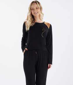 Pijama Feminino Longo Viscolycra Pzama (40492)