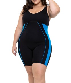 Macaquinho Hidrogin�stica RM-Helanca (812A) Plus Size