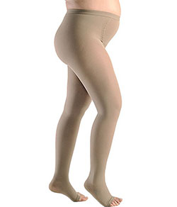 Meia-Cal�a Materna de Compress�o Sigvaris 20-30 mmHg Select Comfort Premium Sem Ponteira (862 ATM)