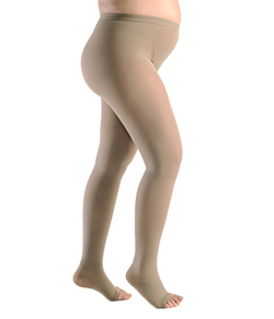 Meia-Cal�a Materna de Compress�o Sigvaris 30-40 mmHg Select Comfort Premium Sem Ponteira (863 AATM)