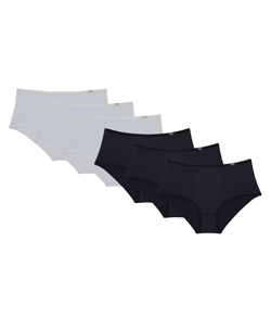 Kit 6 Calcinhas Sloggi Classic Maxi (10124534) Branco/Preto
