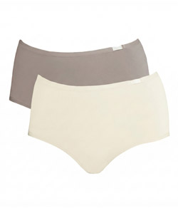 Kit 2 Calcinhas Sloggi Classic Maxi (24545) Mink/Papiro