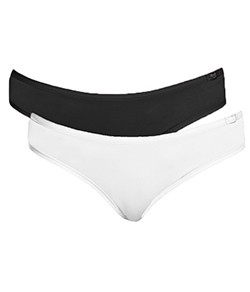 Kit 2 Calcinhas Classic Mini Sloggi (24549) Branco/Preto