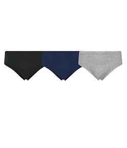 Kit 3 Cuecas Slip Selene (11910.001) Preto/Marinho/Mescla