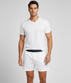 Pijama Masculino 100% Algodão Puma (15100/15110) Branco