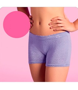 Calcinha Boxer Infantil Coração Selene (20610.002) Sem Costura