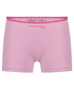 Calcinha Boxer Canelada Infantil Selene (20665-001) Sem Costura