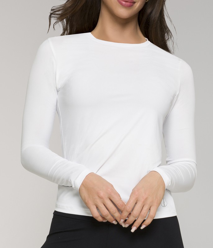 Camiseta longa best sale fitness