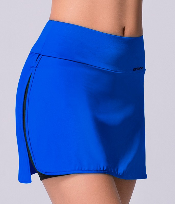 Short Saia Fitness Selene Microfibra ::
