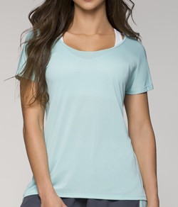 Camiseta Manga Curta DryFit Selene (20860-002) Azul