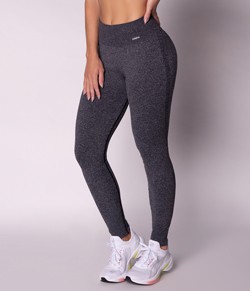 Legging Fitness Empina Bumbum Selene (20955.001) Preto Mescla