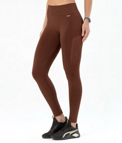 Calça Legging sem Costura Selene (20960.002) Microfibra - Marrom