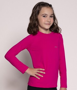 Camiseta Infantil Manga Longa UV50+ Selene (24000.006) Rosa